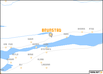 map of Brunstad