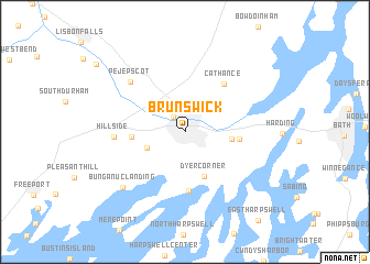 map of Brunswick