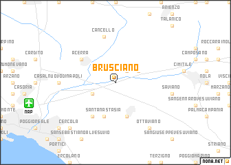 map of Brusciano