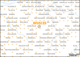 map of Bruscos