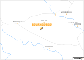 map of Brush Arbor