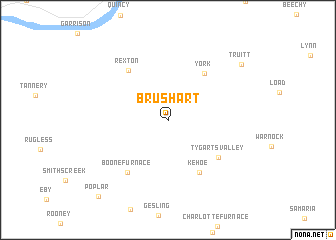 map of Brushart