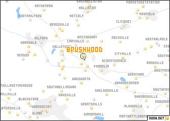 map of Brushwood