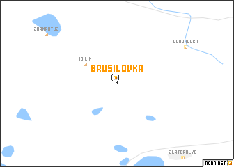 map of Brusilovka