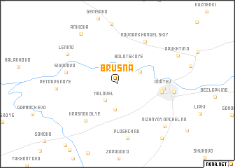 map of Brusna