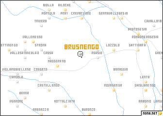 map of Brusnengo