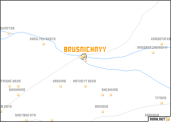 map of Brusnichnyy