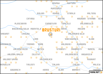 map of Brusturi