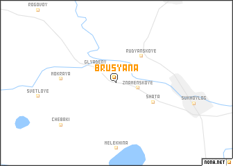 map of Brusyana