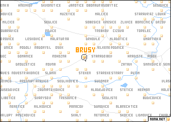 map of Brusy