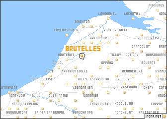 map of Brutelles