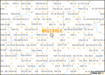 map of Bruzende