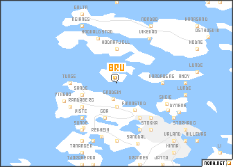map of Bru