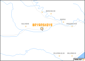 map of Bryanskoye