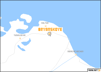 map of Bryanskoye