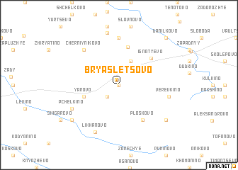 map of Bryasletsovo