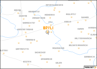 map of Bryli