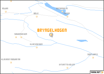 map of Bryngelhögen