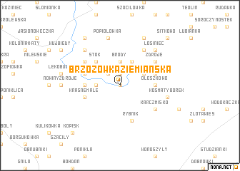map of Brzozówka Ziemiańska