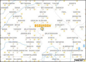map of Bşawma‘ah