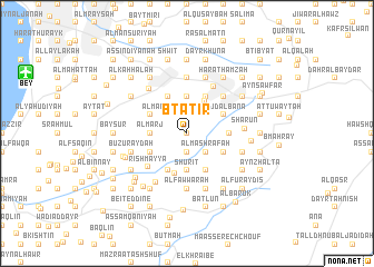 map of Btātir