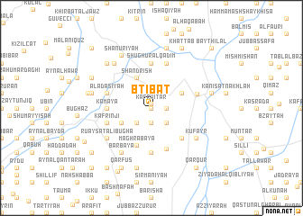 map of Btībāt