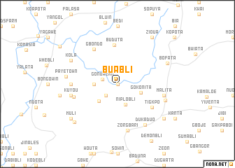 map of Buabli