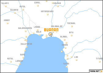 map of Buanan