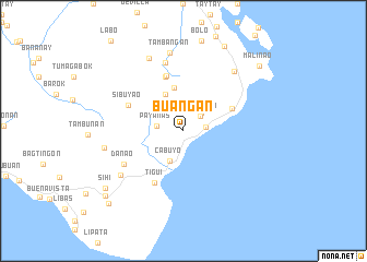 map of Buañgan