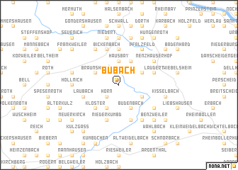 map of Bubach