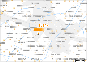 map of Bubak