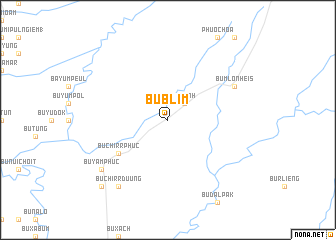 map of Bù Blim