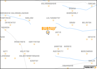 map of Bubnuv