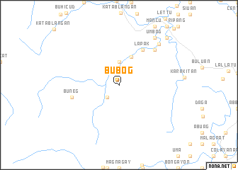 map of Bubog