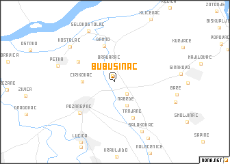 map of Bubušinac