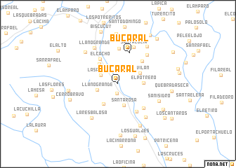 map of Bucaral