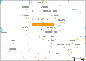 map of Bucaramanga