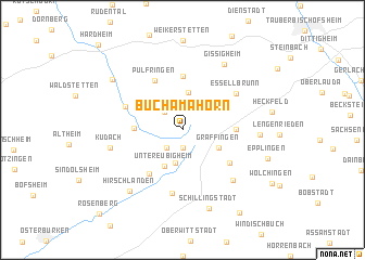 map of Buch am Ahorn