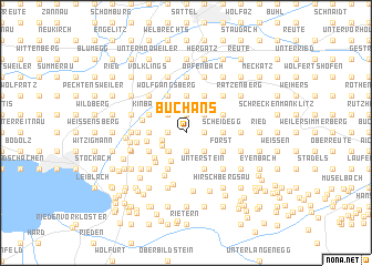 map of Buchans