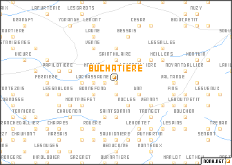 map of Buchatière