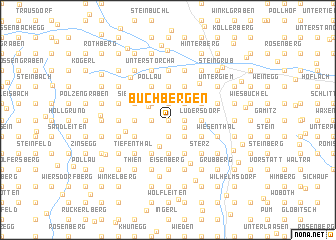 map of Buchbergen