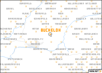 map of Bücheloh