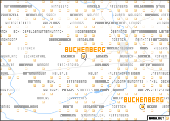 map of Buchenberg