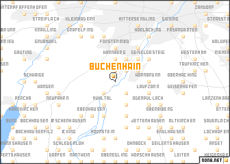 map of Buchenhain