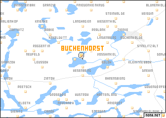 map of Buchenhorst