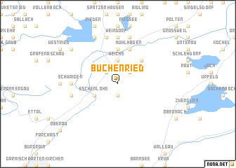 map of Buchenried