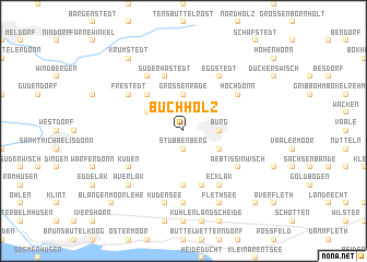 map of Buchholz