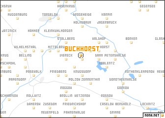 map of Buchhorst