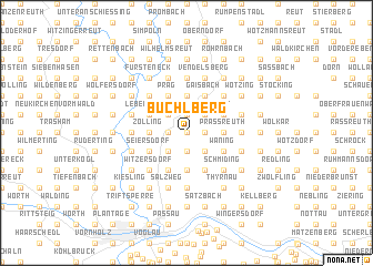map of Büchlberg