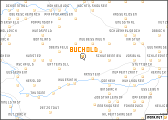 map of Büchold